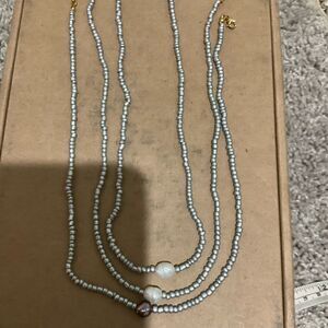 3 - tier Natural Pearl Necklace